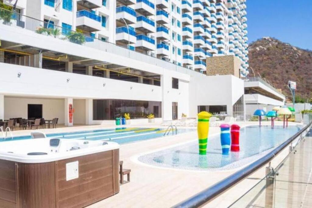 Servicio Personal De Cocina Incluido - Apartamento Santa Marta Samaria - 3Beds, 4Baths, Cabo Tortuga Luaran gambar